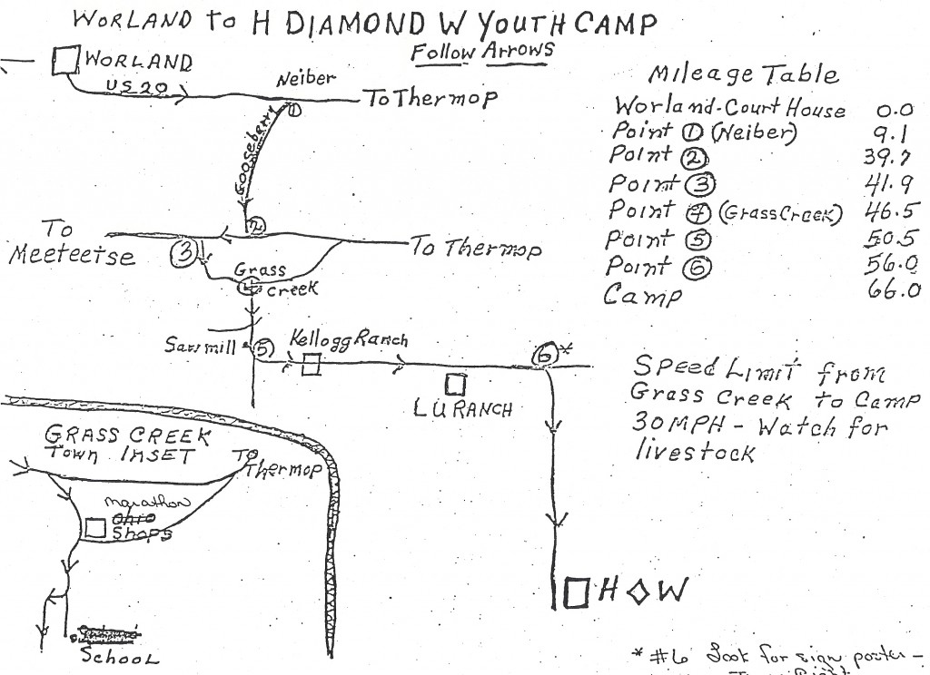 4-H Camp Map